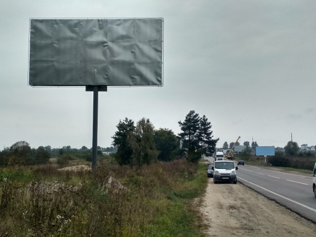Щит 6x3,  а/д Західний Обхід м.Львова 0+500 Праворуч смт.Рясне Руське, навпроти СТО Сканія